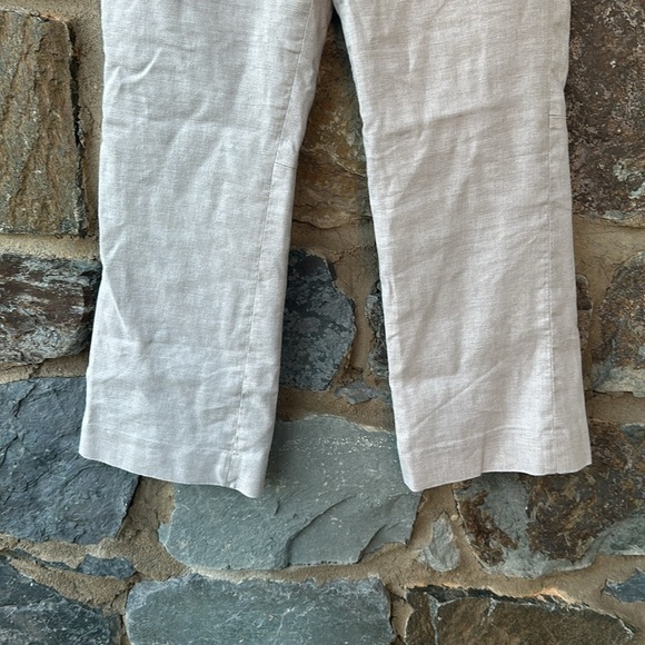 J. Crew Cream Ankle Cropped Pants - Picture 6 of 9